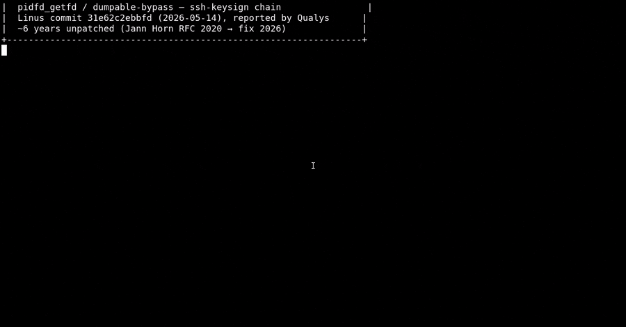 ssh-keysign-pwn Linux kernel LPE exploit